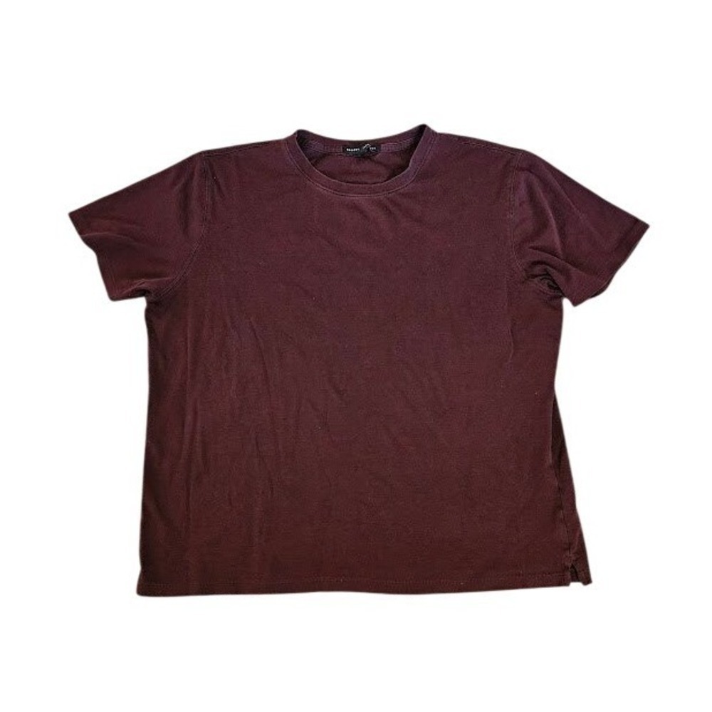 Robert Barakett T-Shirt Men Burgundy 100% Pima Cotton XL